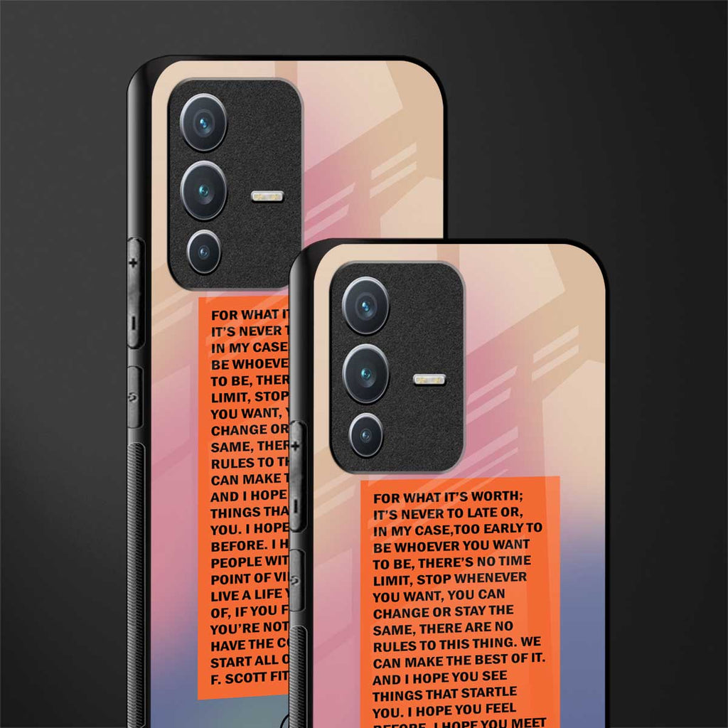 for what it's worth glass case for vivo v23 5g image-2