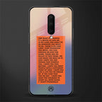for what it's worth glass case for oneplus 7 pro image