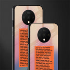 for what it's worth glass case for oneplus 7t image-2