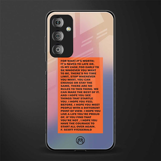 for what it's worth back phone cover | glass case for samsung galaxy f23 5g