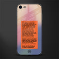 for what it's worth glass case for iphone 8 image
