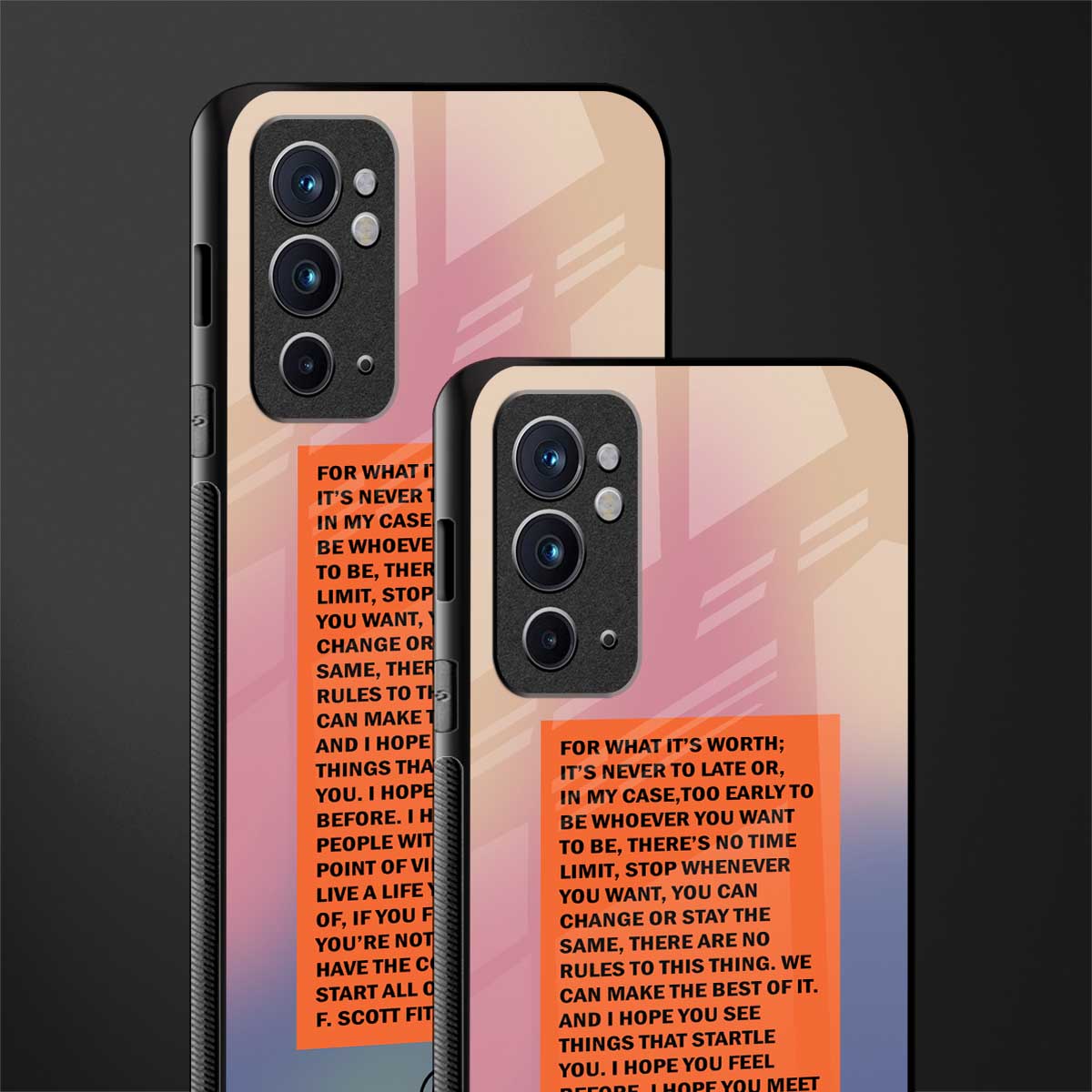for what it's worth glass case for oneplus 9rt image-2