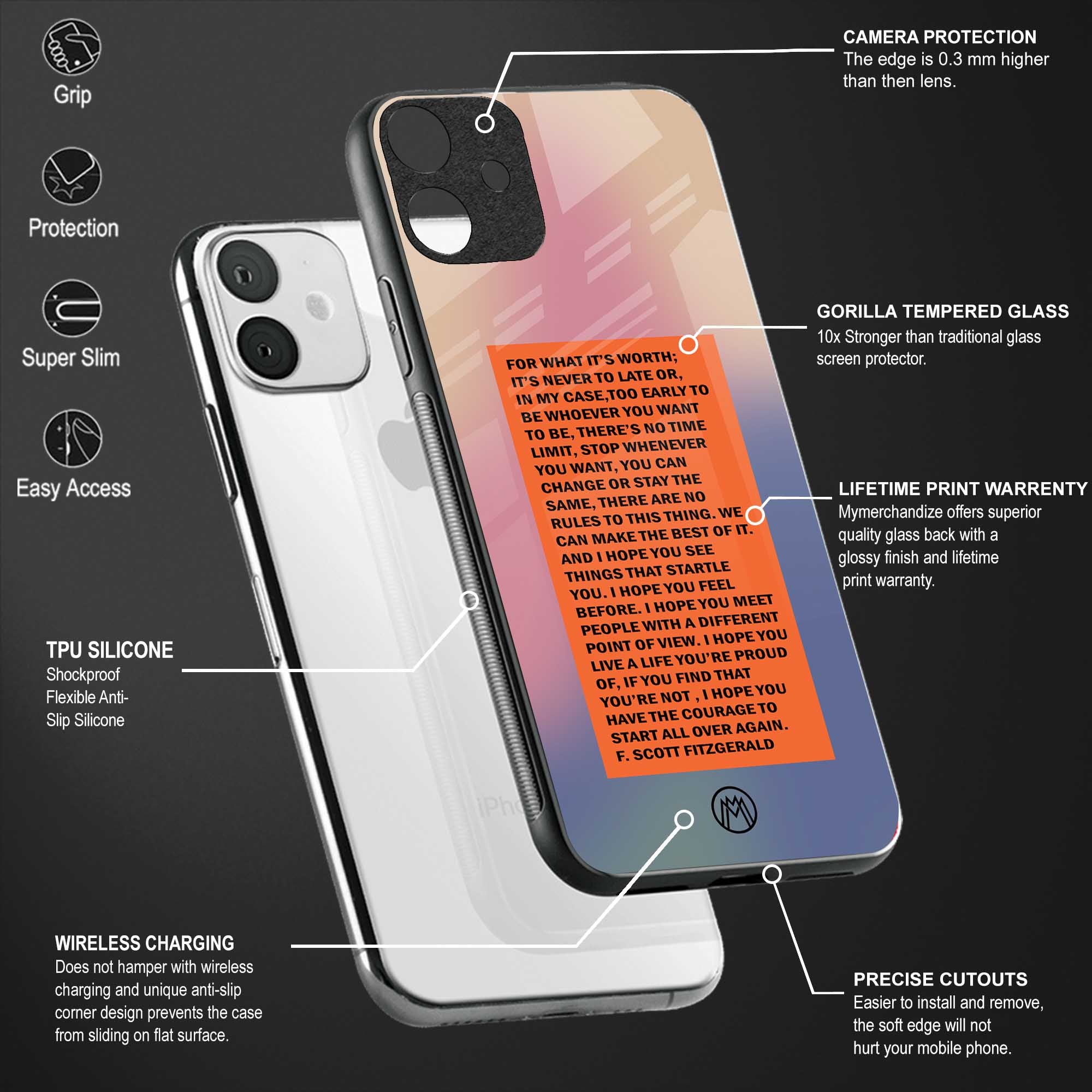 for what it's worth glass case for redmi 9 power image-4