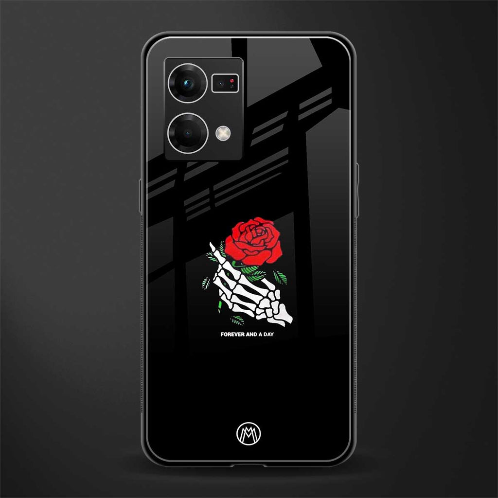 forever and a day back phone cover | glass case for oppo f21 pro 4g