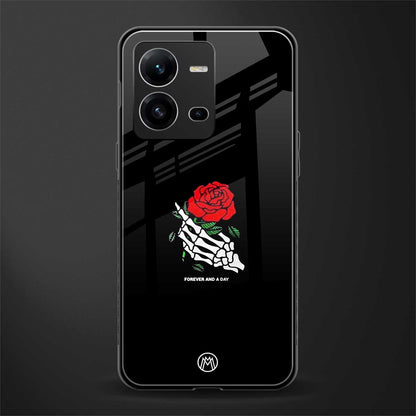 forever and a day back phone cover | glass case for vivo v25-5g