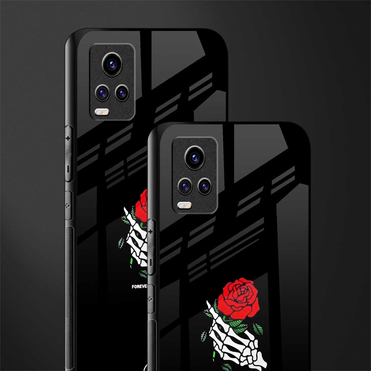 forever and a day back phone cover | glass case for vivo v21e 4g