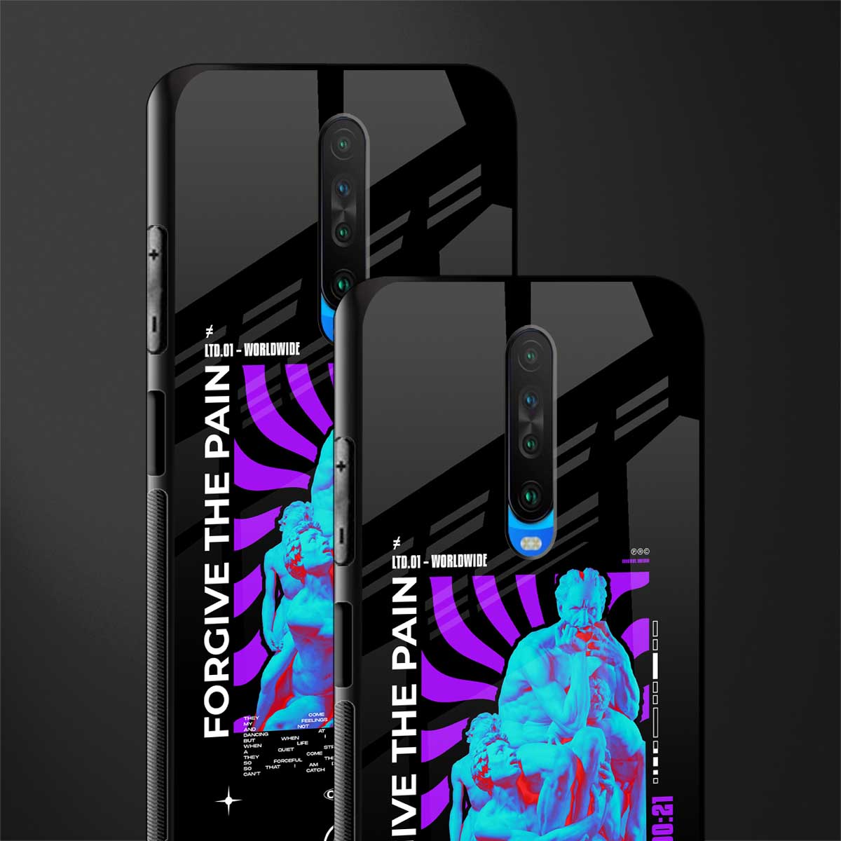 forgive the pain glass case for poco x2 image-2