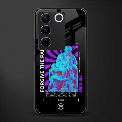 forgive the pain back phone cover | glass case for vivo v27 pro 5g