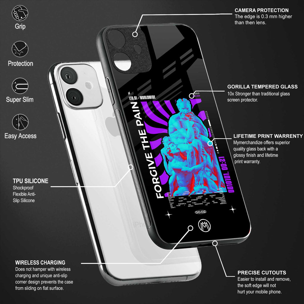 forgive the pain glass case for samsung galaxy m30s