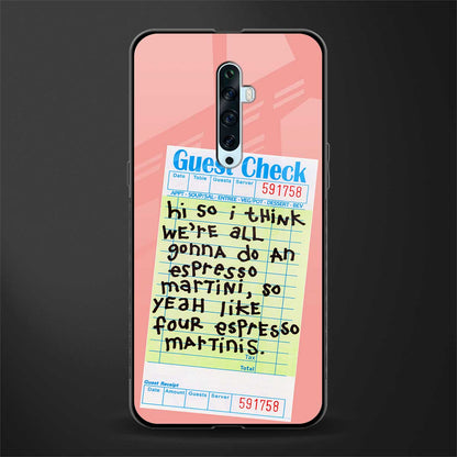 four espresso martinis glass case for oppo reno 2f image