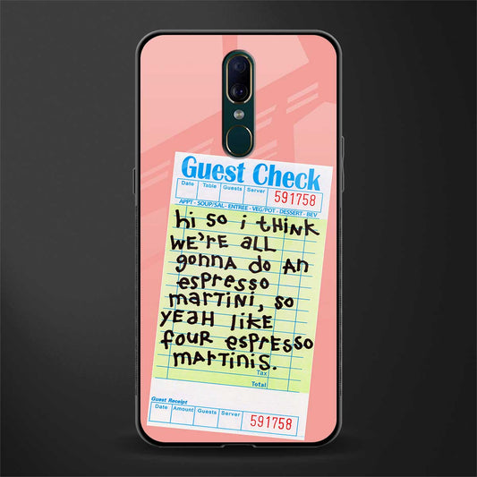 four espresso martinis glass case for oppo a9 image