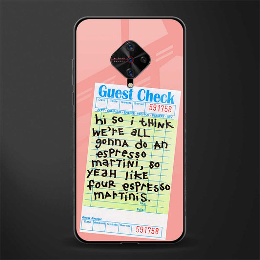 four espresso martinis glass case for vivo s1 pro image