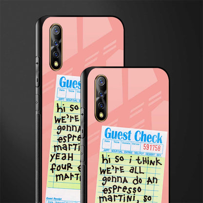 four espresso martinis glass case for vivo z1x image-2