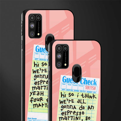 four espresso martinis glass case for samsung galaxy f41 image-2