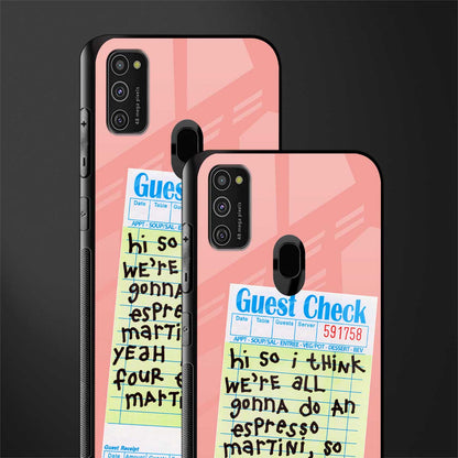 four espresso martinis glass case for samsung galaxy m21 image-2