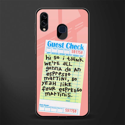four espresso martinis glass case for samsung galaxy a20 image