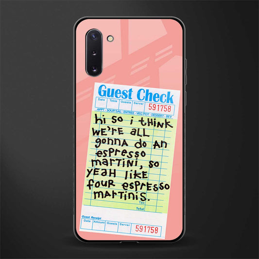 four espresso martinis glass case for samsung galaxy note 10 image