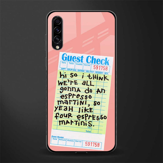 four espresso martinis glass case for samsung galaxy a70s image