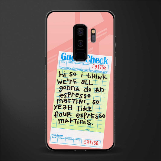four espresso martinis glass case for samsung galaxy s9 plus image