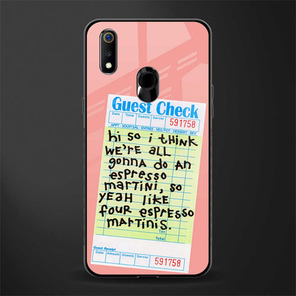 four espresso martinis glass case for realme 3 pro image