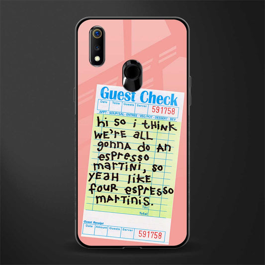 four espresso martinis glass case for realme 3 pro image