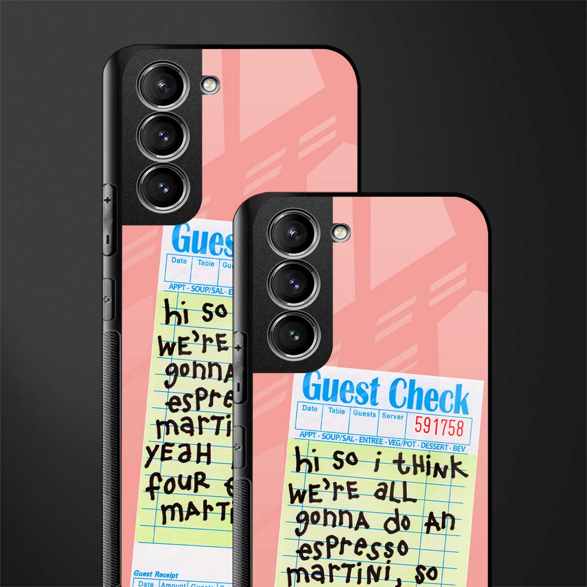 four espresso martinis glass case for samsung galaxy s21 plus image-2