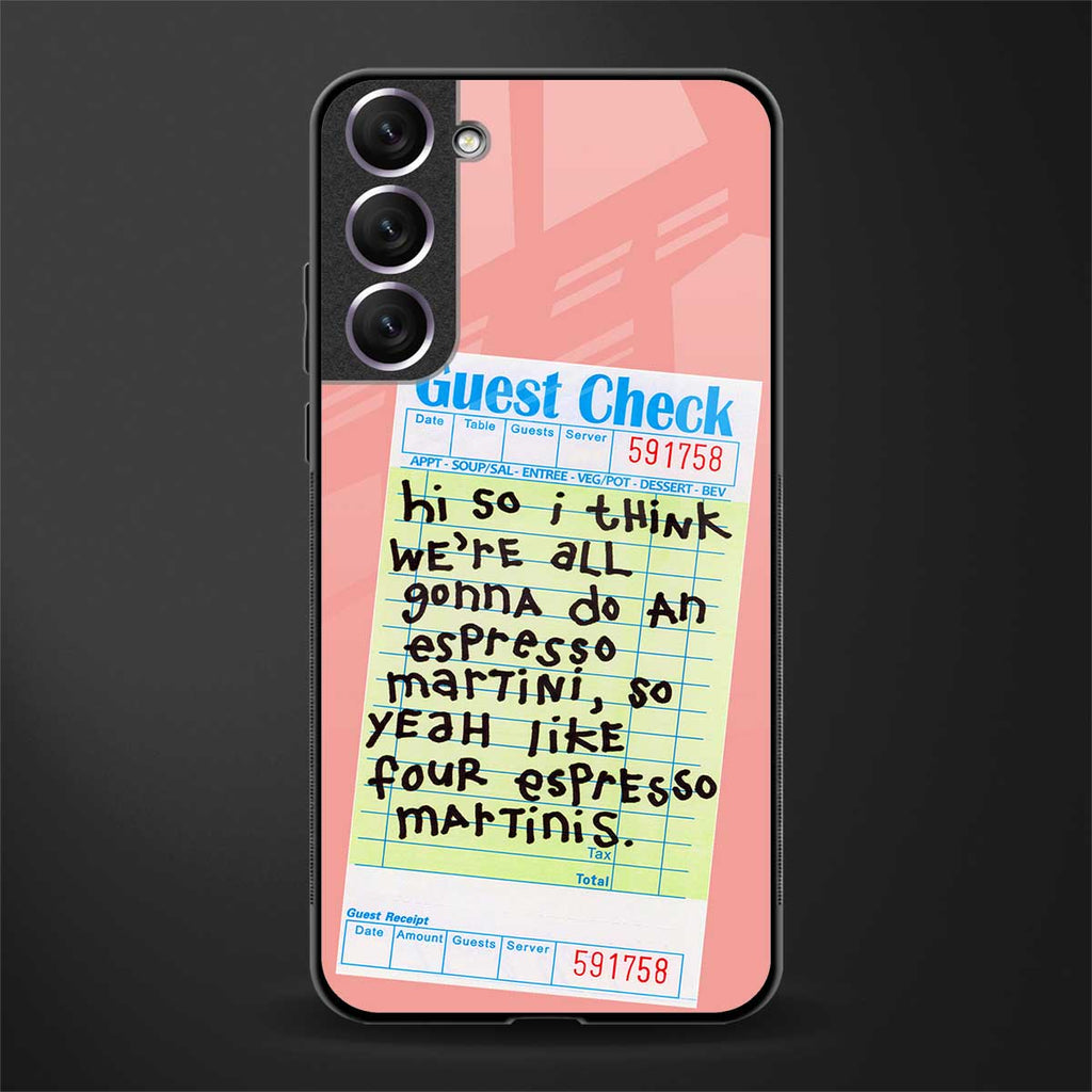 four espresso martinis glass case for samsung galaxy s22 plus 5g image
