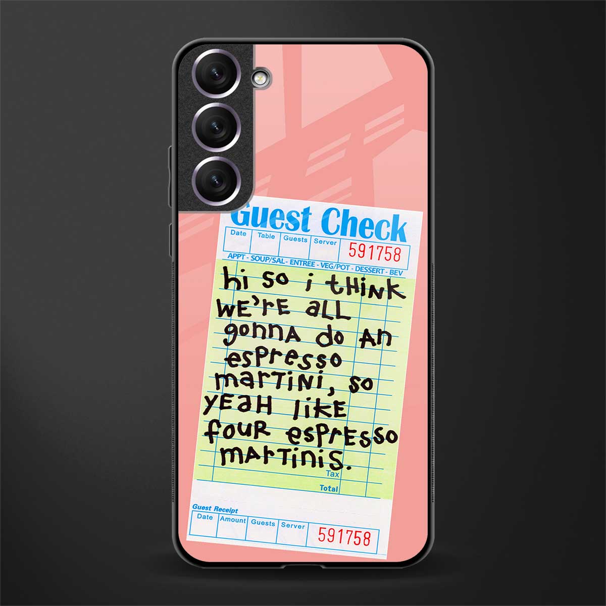 four espresso martinis glass case for samsung galaxy s22 plus 5g image