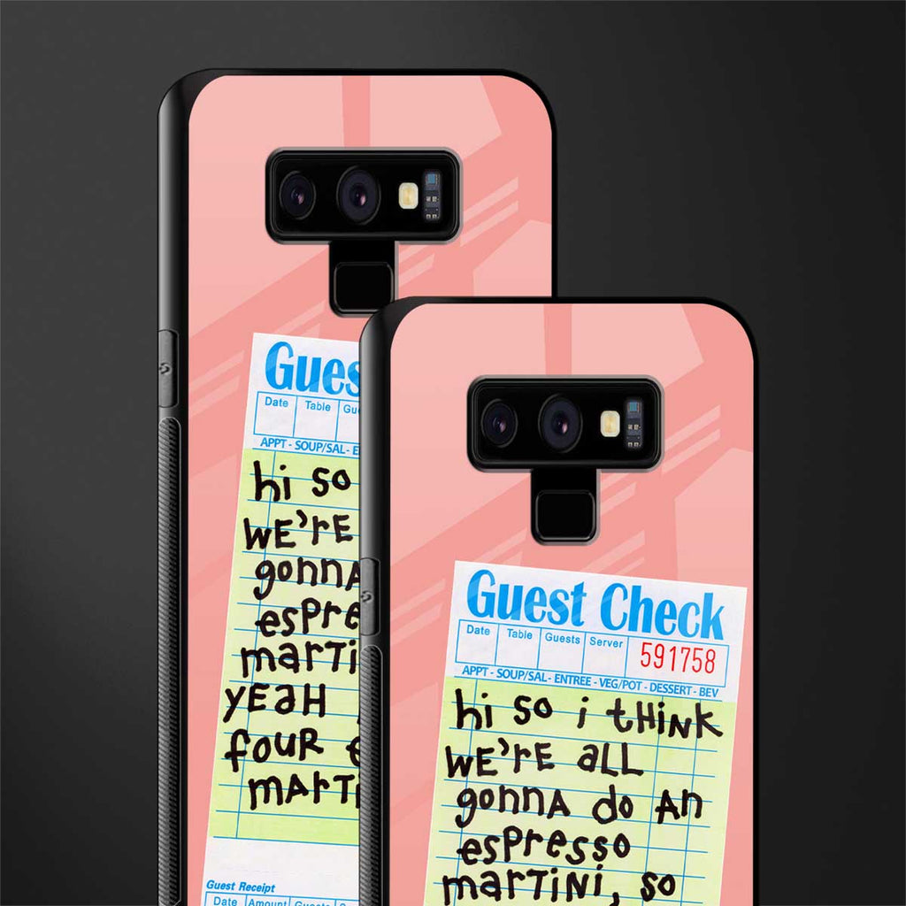 four espresso martinis glass case for samsung galaxy note 9 image-2