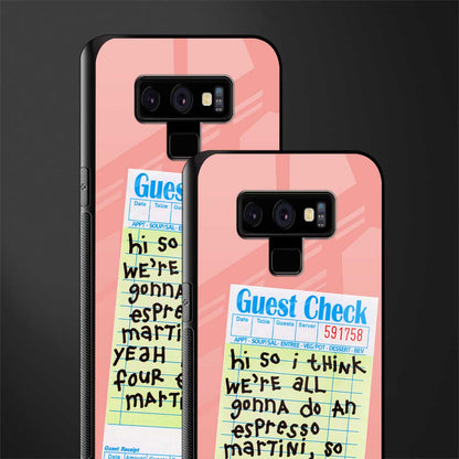 four espresso martinis glass case for samsung galaxy note 9 image-2