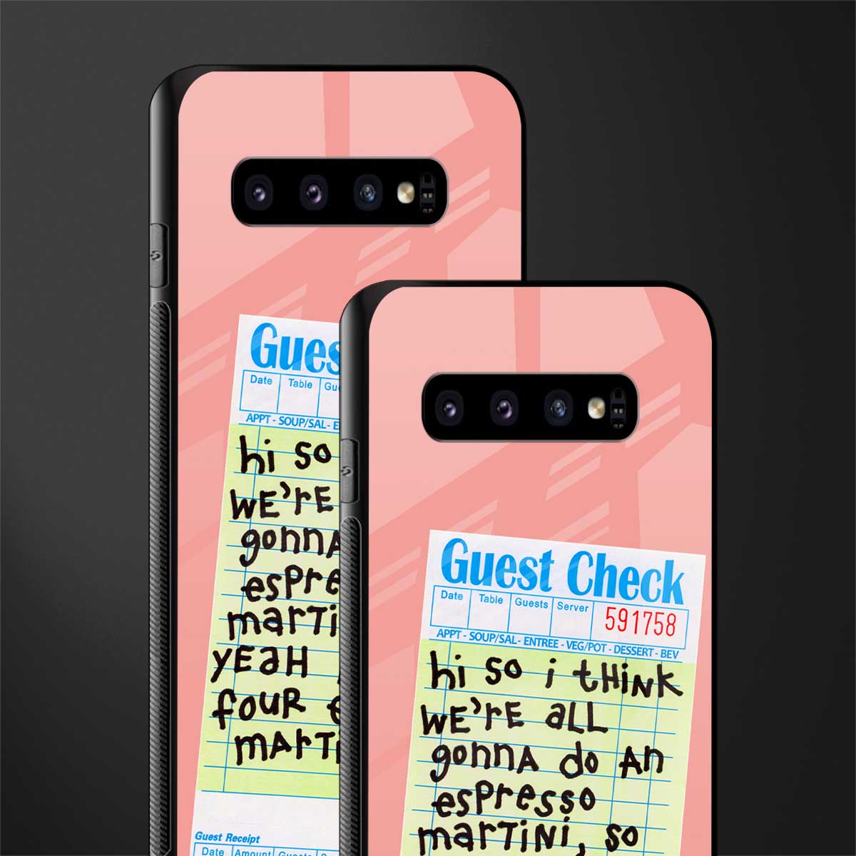 four espresso martinis glass case for samsung galaxy s10 plus image-2