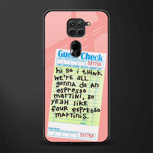 four espresso martinis glass case for redmi note 9 image