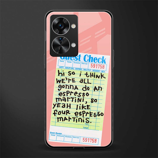 four espresso martinis glass case for phone case | glass case for oneplus nord 2t 5g