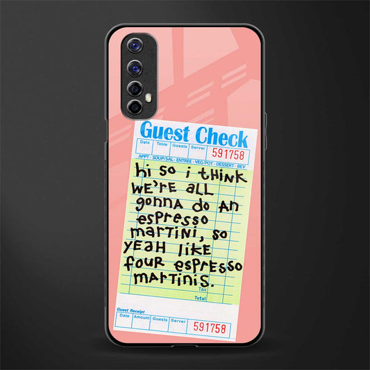 four espresso martinis glass case for realme 7 image
