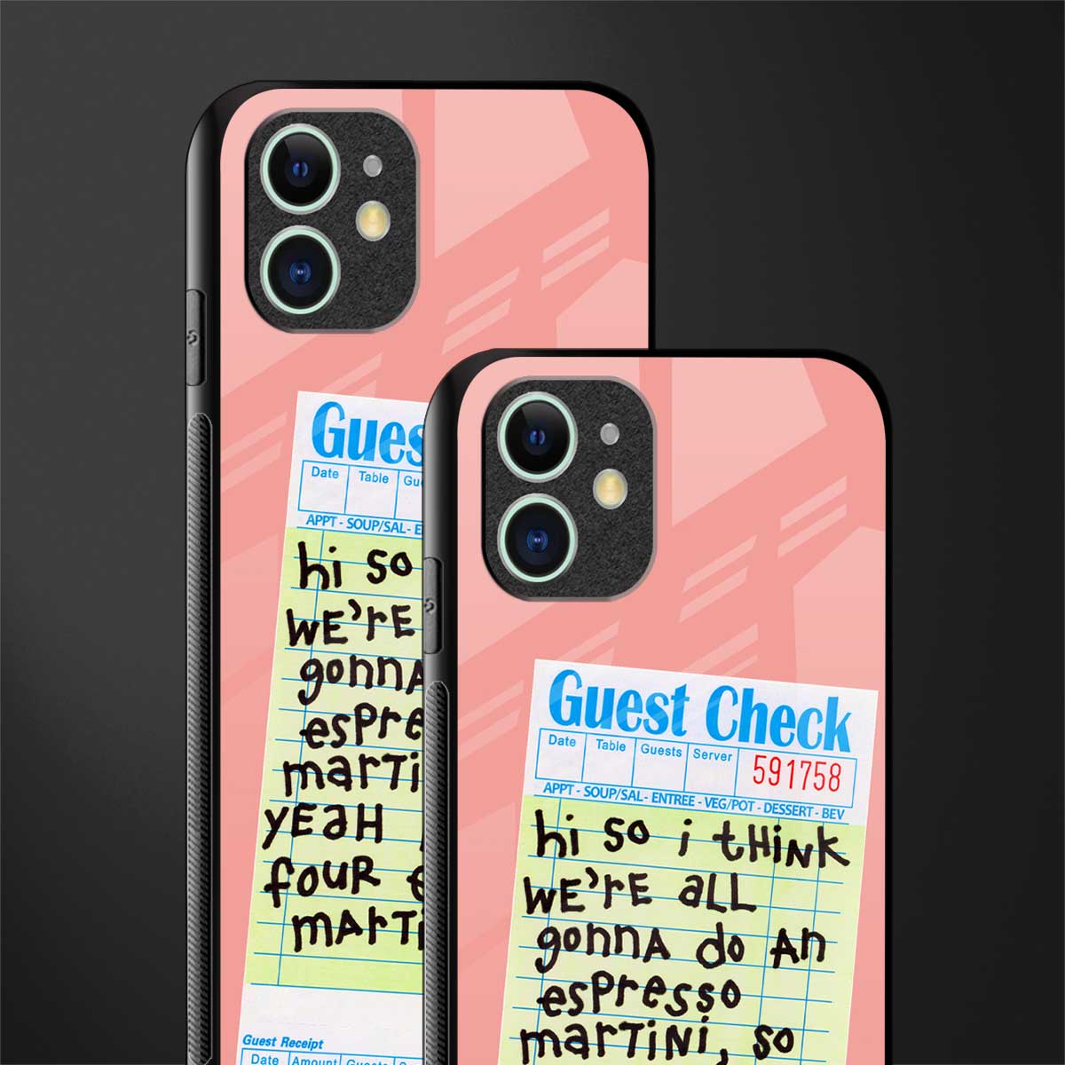 four espresso martinis glass case for iphone 12 image-2