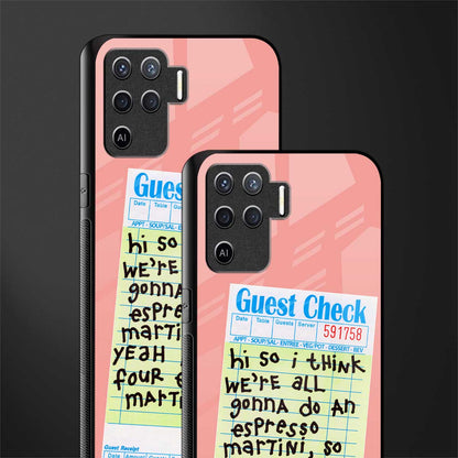 four espresso martinis glass case for oppo f19 pro image-2