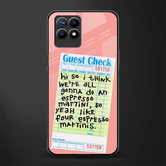 four espresso martinis glass case for realme 8i image