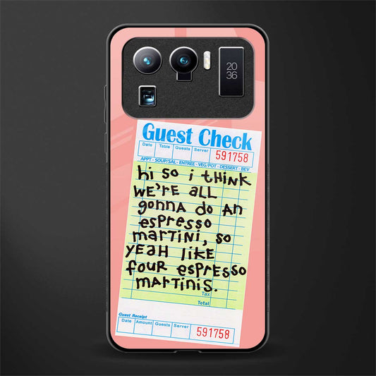 four espresso martinis glass case for mi 11 ultra 5g image