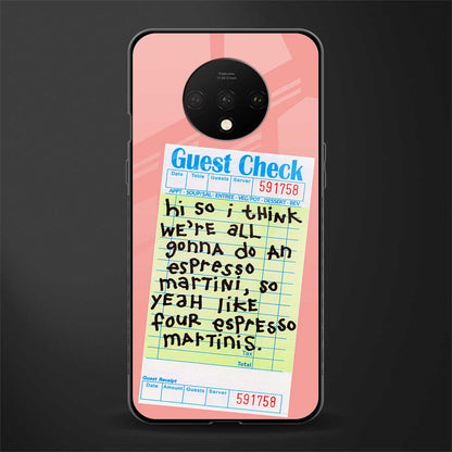 four espresso martinis glass case for oneplus 7t image