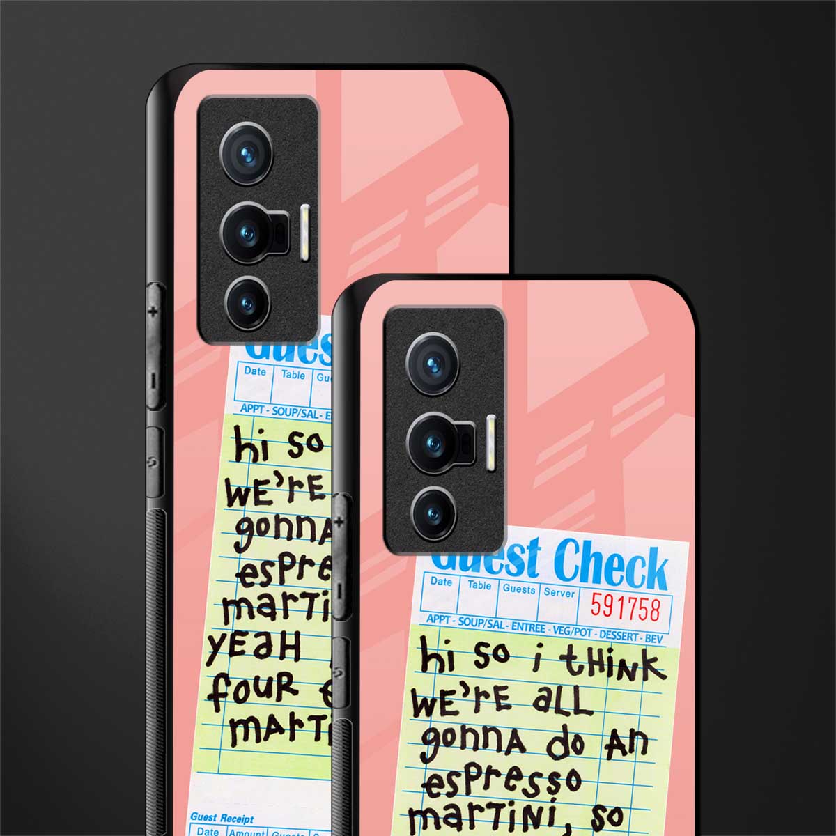 four espresso martinis glass case for vivo x70 image-2