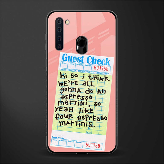 four espresso martinis glass case for samsung a21 image