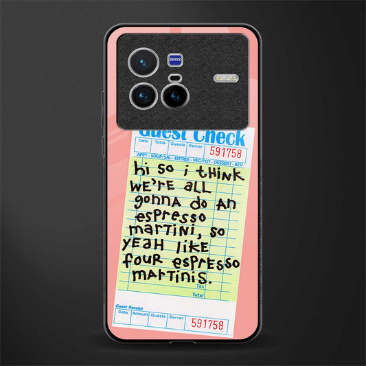 four espresso martinis glass case for vivo x80 image
