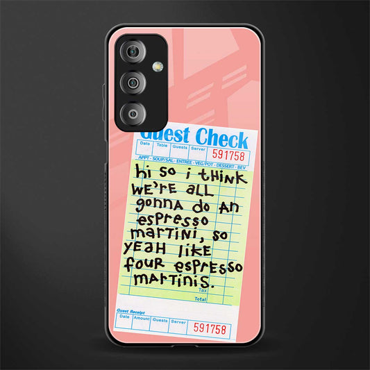 four espresso martinis back phone cover | glass case for samsung galaxy f23 5g