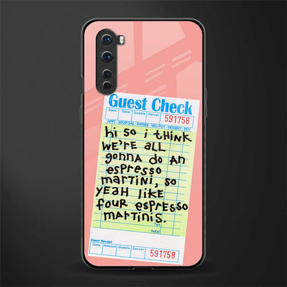four espresso martinis glass case for oneplus nord ac2001 image