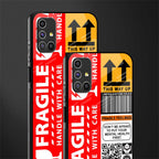 fragile feelings glass case for samsung galaxy m31s image-2