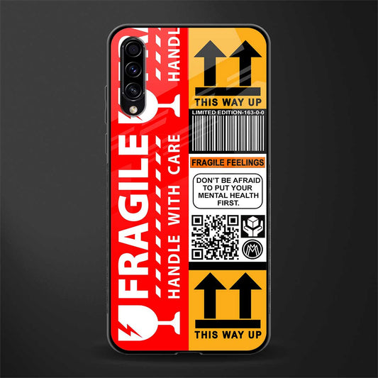 fragile feelings glass case for samsung galaxy a30s image