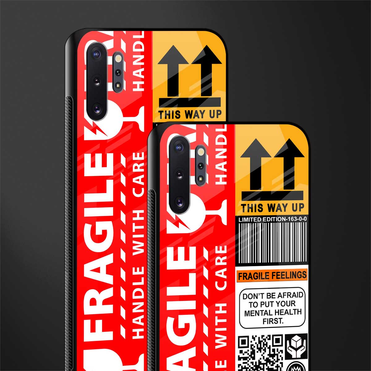 fragile feelings glass case for samsung galaxy note 10 plus image-2