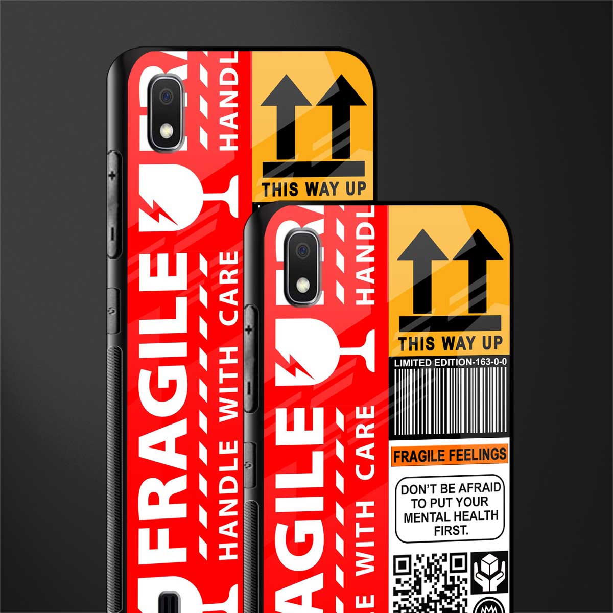 fragile feelings glass case for samsung galaxy a10 image-2