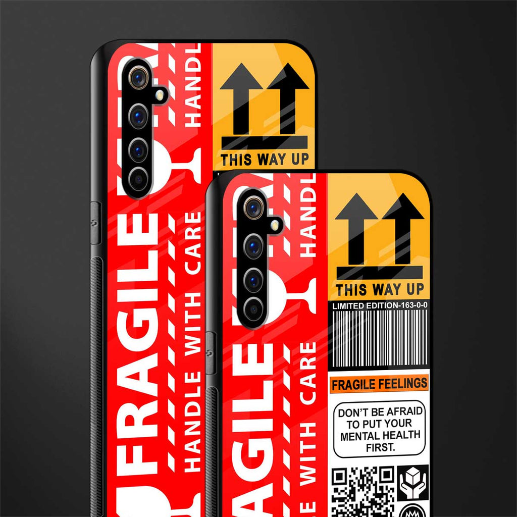 fragile feelings glass case for realme x50 pro image-2