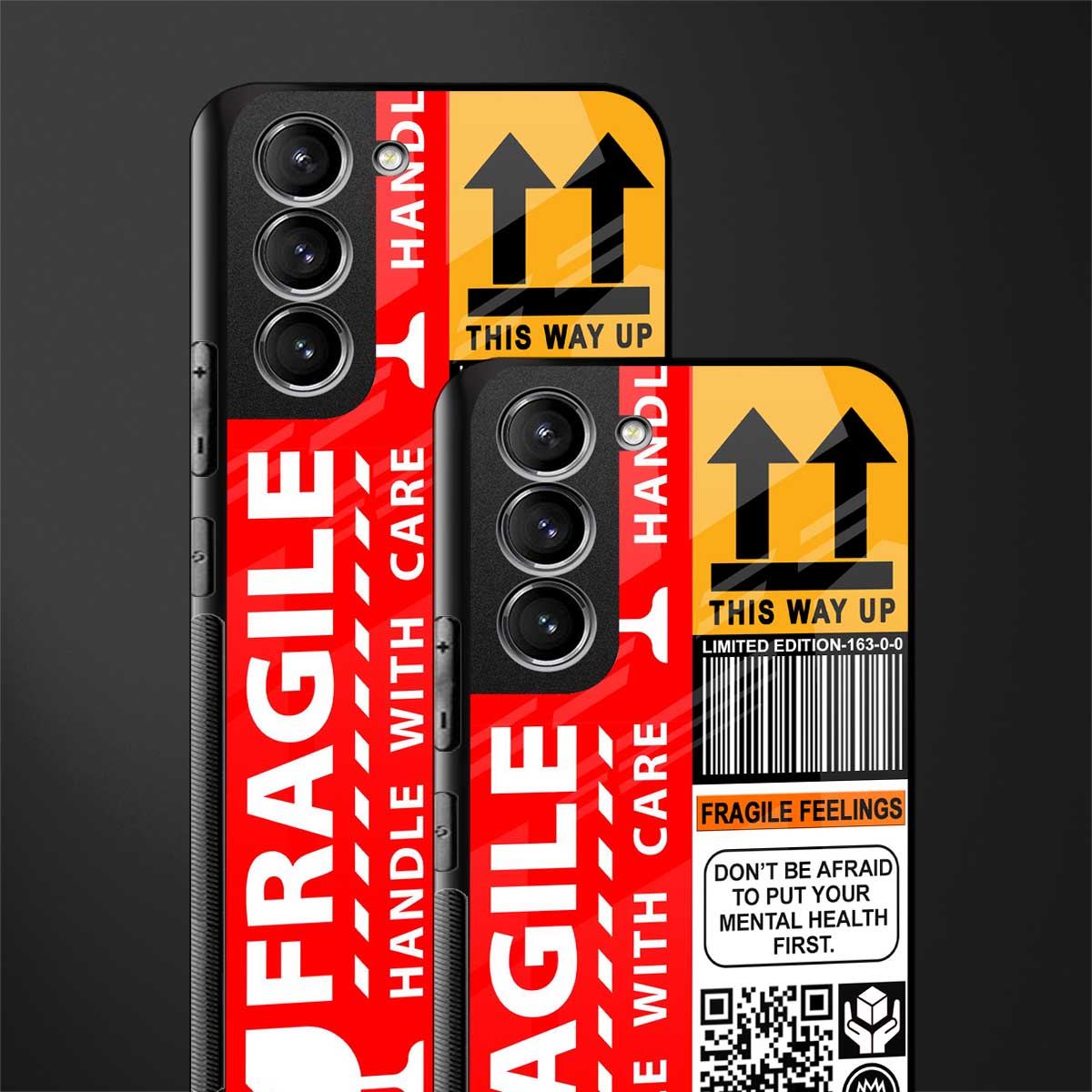 fragile feelings glass case for samsung galaxy s21 plus image-2